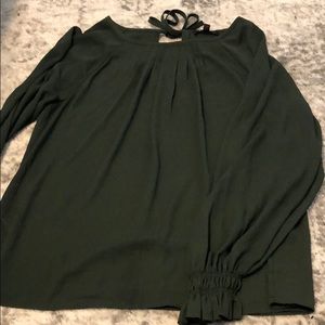 Green blouse